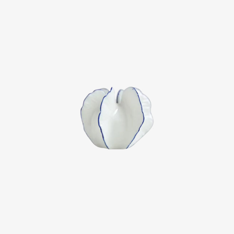 ceramic small vase on a white background