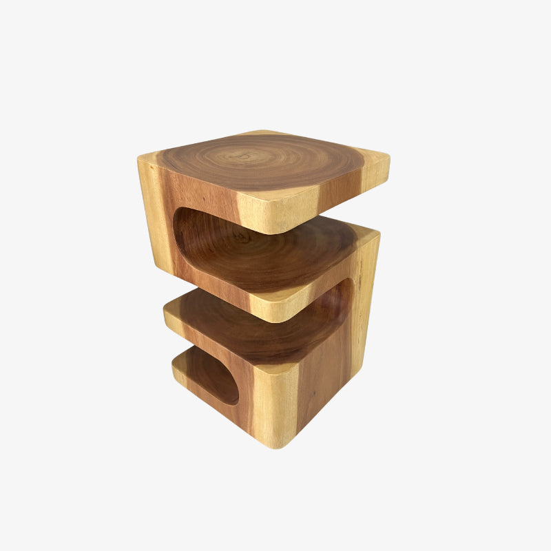 contemporary stool design on a white background