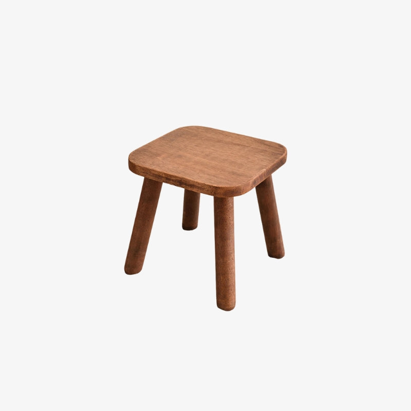 minimalist step stool on a white background