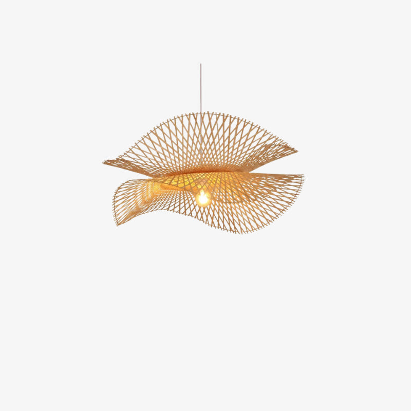 pendant lighting japandi on a white background