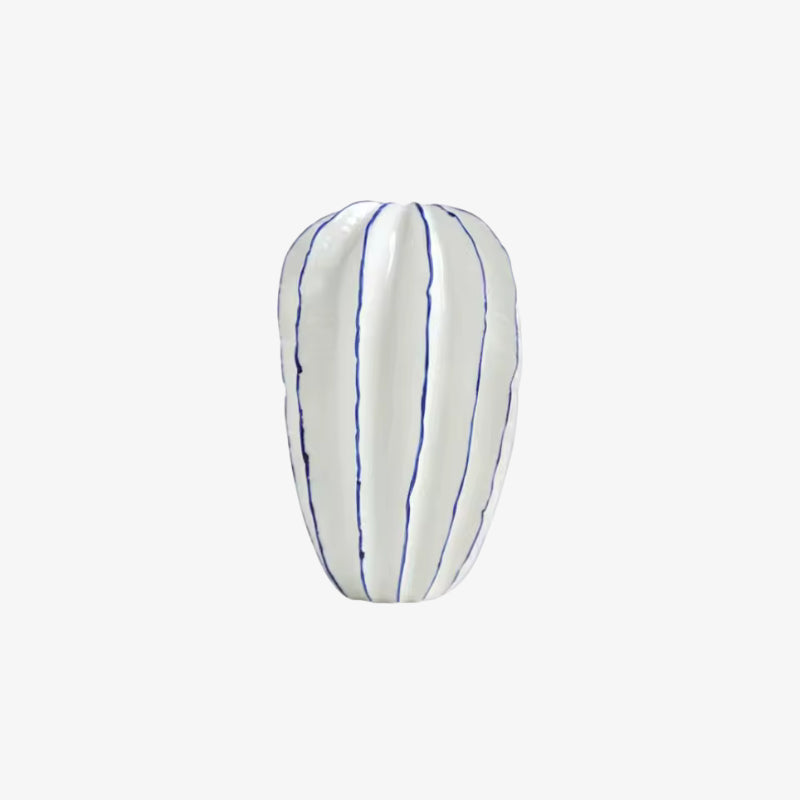 tall ceramic vase on a white background