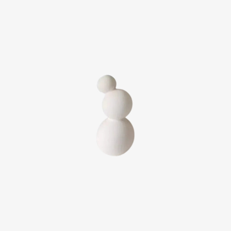 White vase interior design modern on a white background