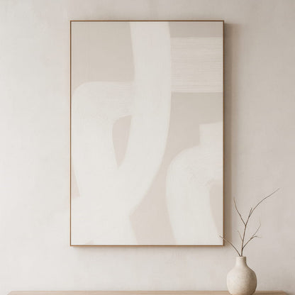 Wabi Sabi Large Wall Art with a vase and branches below.