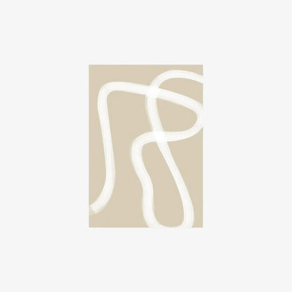 Abstract canvas prints​ on a beige background