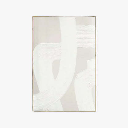 Abstract painting minimalist​ on a white background
