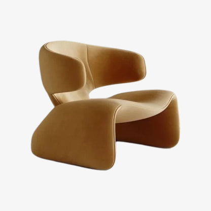 accent chair mid century modern​ with a unique design on a white background