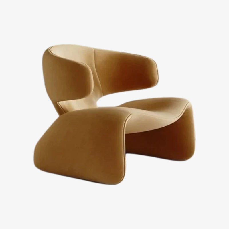 accent chair mid century modern​ with a unique design on a white background