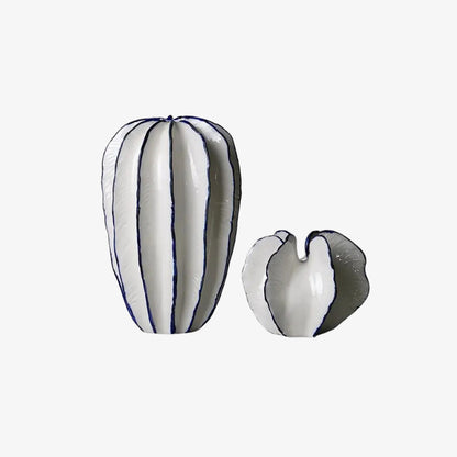 ceramic vase decor​ on a white background