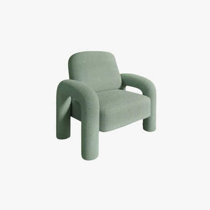 Green chair design office​ on a white background