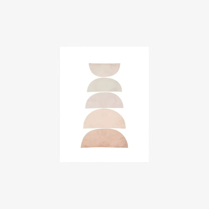 circle art print​ on a white background