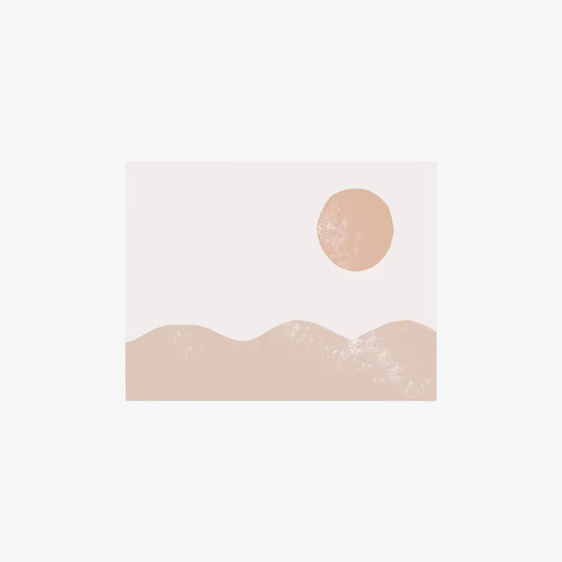 decoración de interiores wabi sabi​ on a light pink background