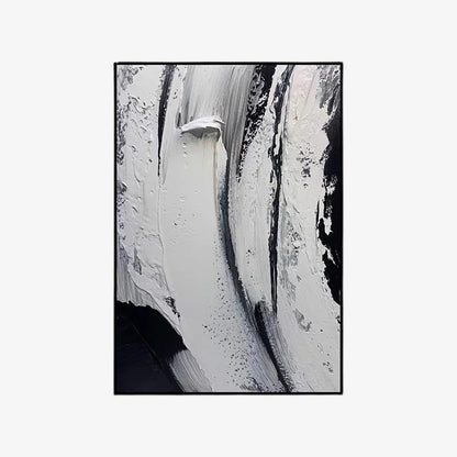 Interior paint design​ artwork in a frame on a white background