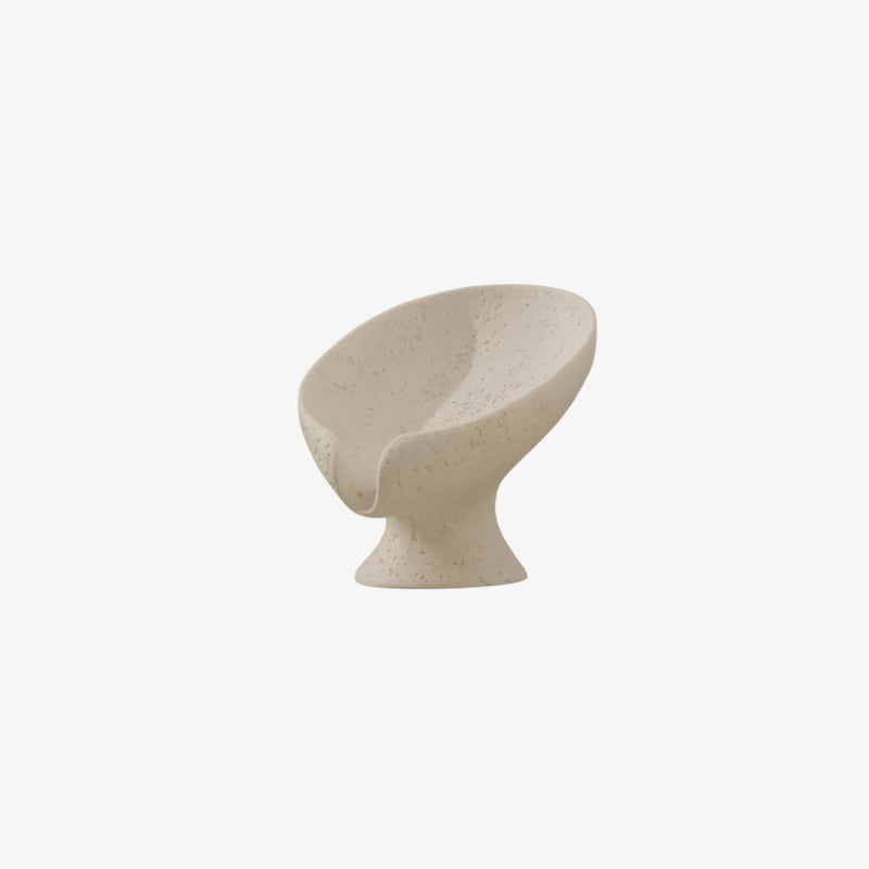 lotus leaf soap holder​ with a unique design on a white background