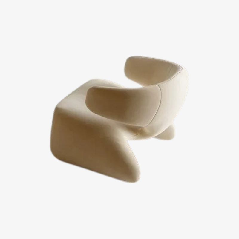 mid century lounge chair​ on a white background