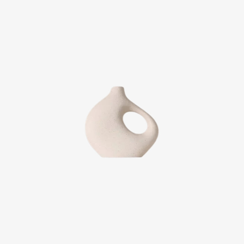 Modern deisgn vase with a unique design on a white background