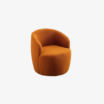 Orange chair on a white background