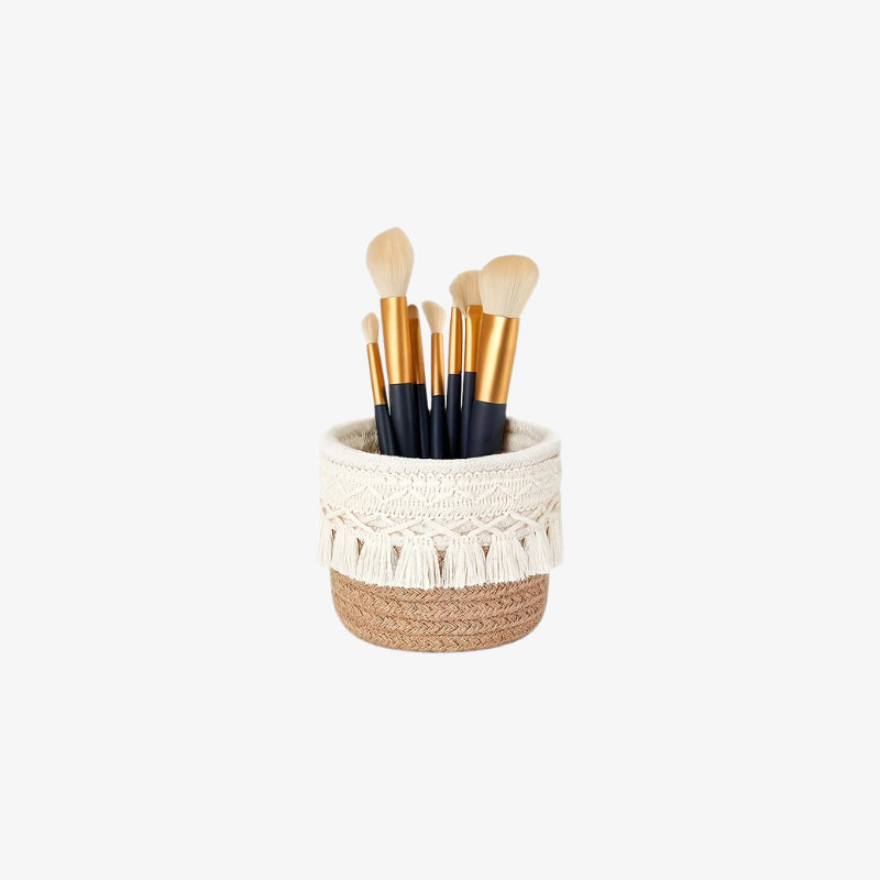 small basket for bathroom​ on a white background