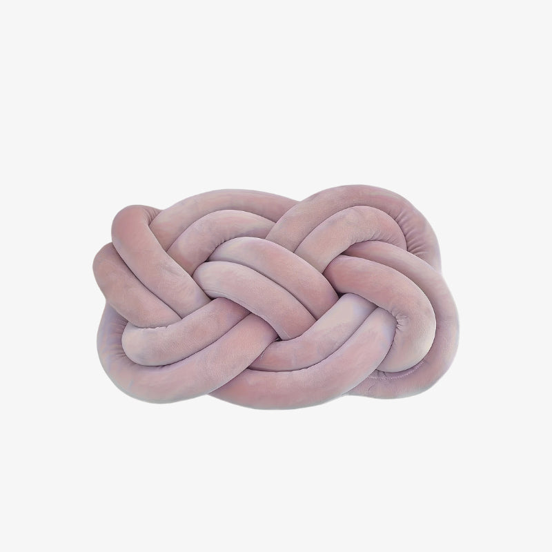 Pink soft pillow fabric​ on a white background