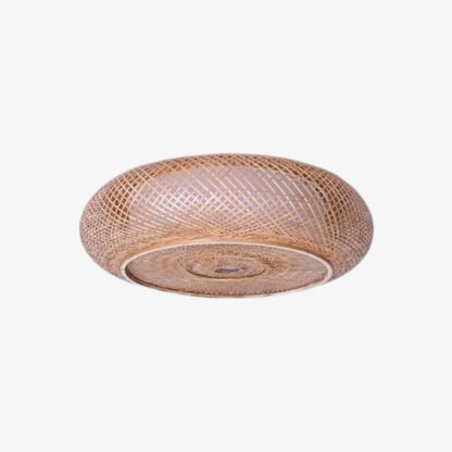 Wabi sabi ceiling lamp on a white background