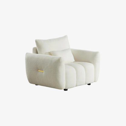 where to get the most comfy chair or sofa​ with a pillow on a white background