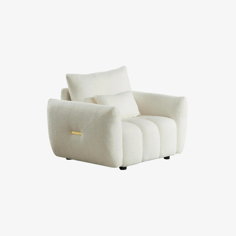 where to get the most comfy chair or sofa​ with a pillow on a white background