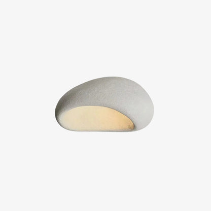 Cylindrical white nordic minimalist light on a white background
