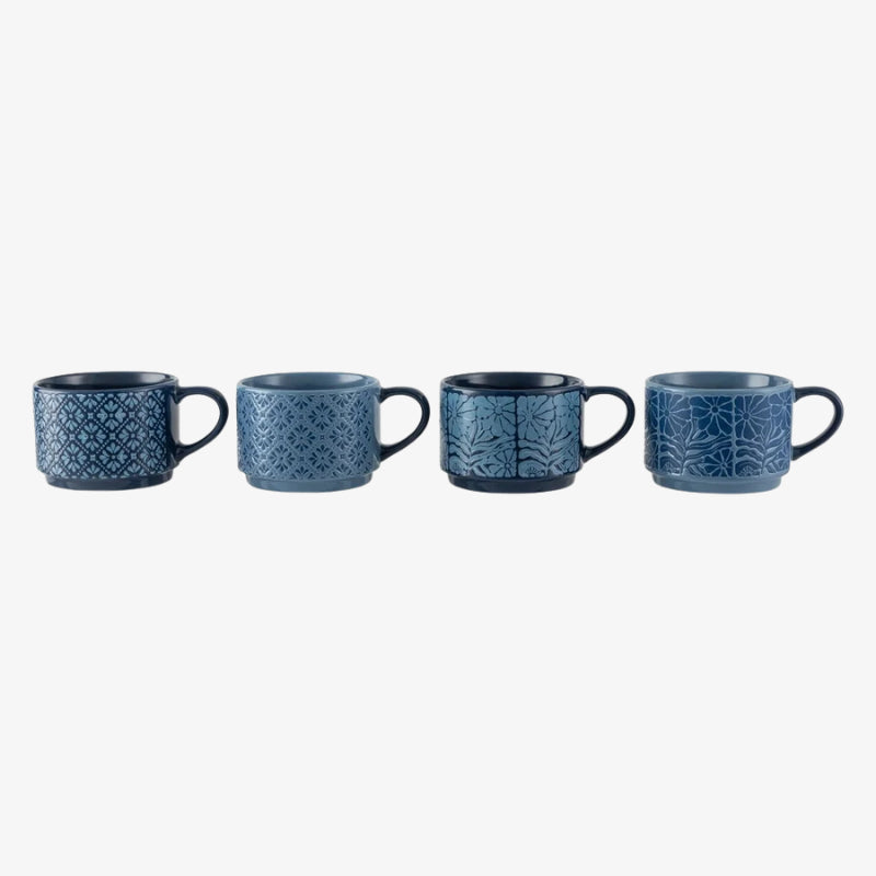 zen coffee mugs​ on a white background